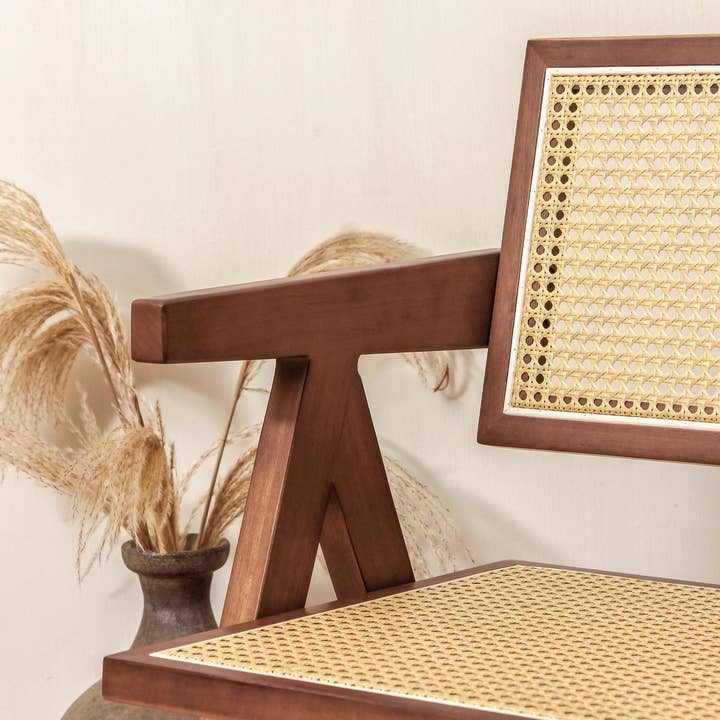 Element Accessories EU - Wholesale Chair - chair Pierre Jeanneret massive wood + rattan, high quality5