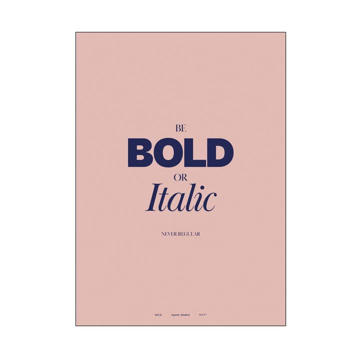 Accolade - Be Bold for wholesale by PLTY