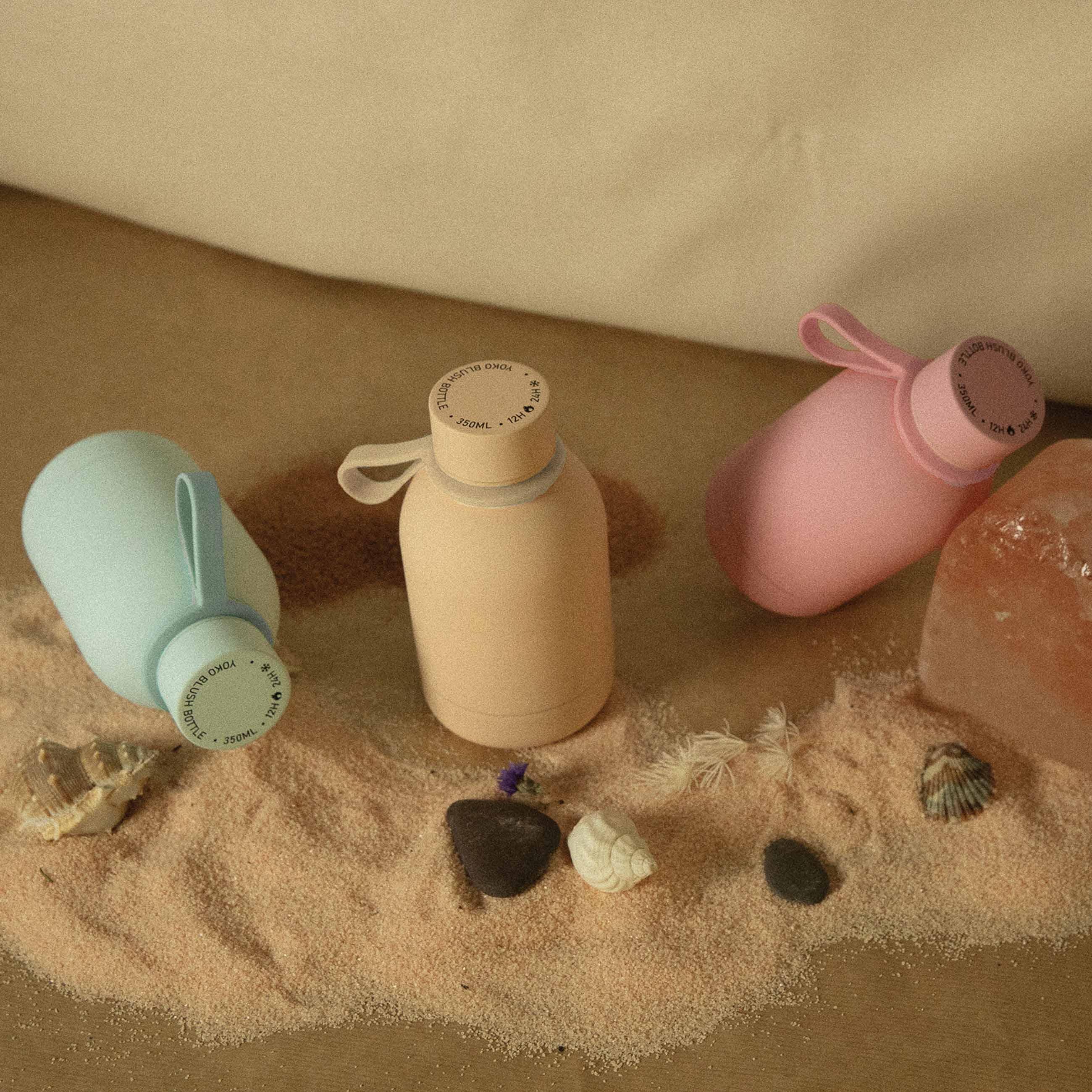 YOKO DESIGN – wholesale Water bottle – Insulated bottle - Blush - Ceramic - Cosmopolitan - 350ml4