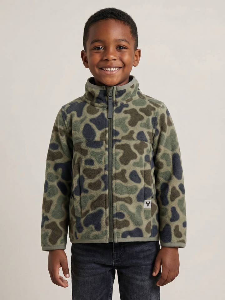 Unisex Trail Microfleece Printed Jacket - Toddler Sizing for wholesale by LIV Outdoor