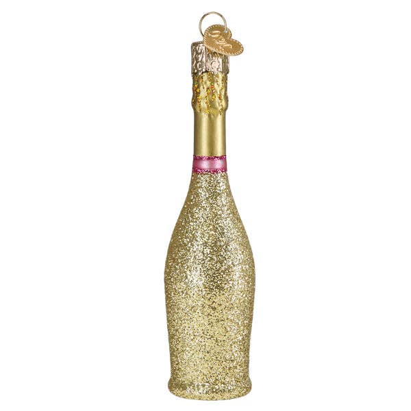 Old World Christmas - Wholesale Ornament - Prosecco Bottle Ornament2