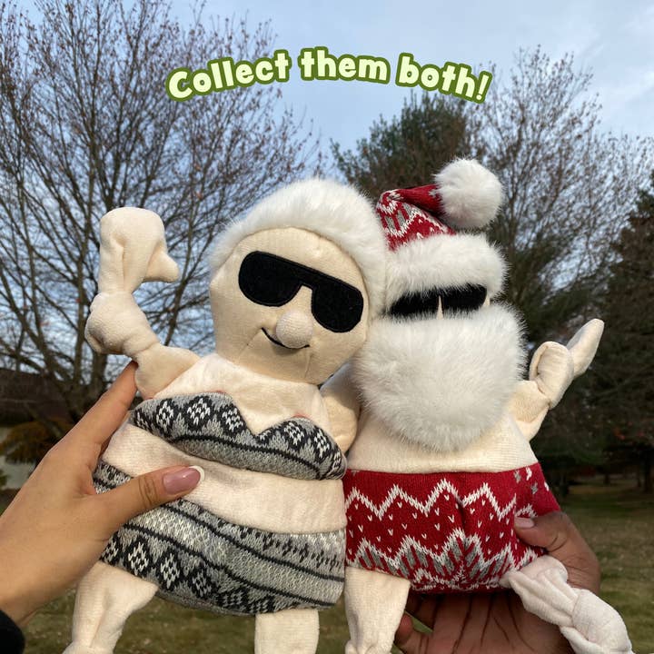 HuggleGroup - Wholesale Pet Plush Toy - Dog - Beach Bum Santa Knottie® Plush Dog Toy6