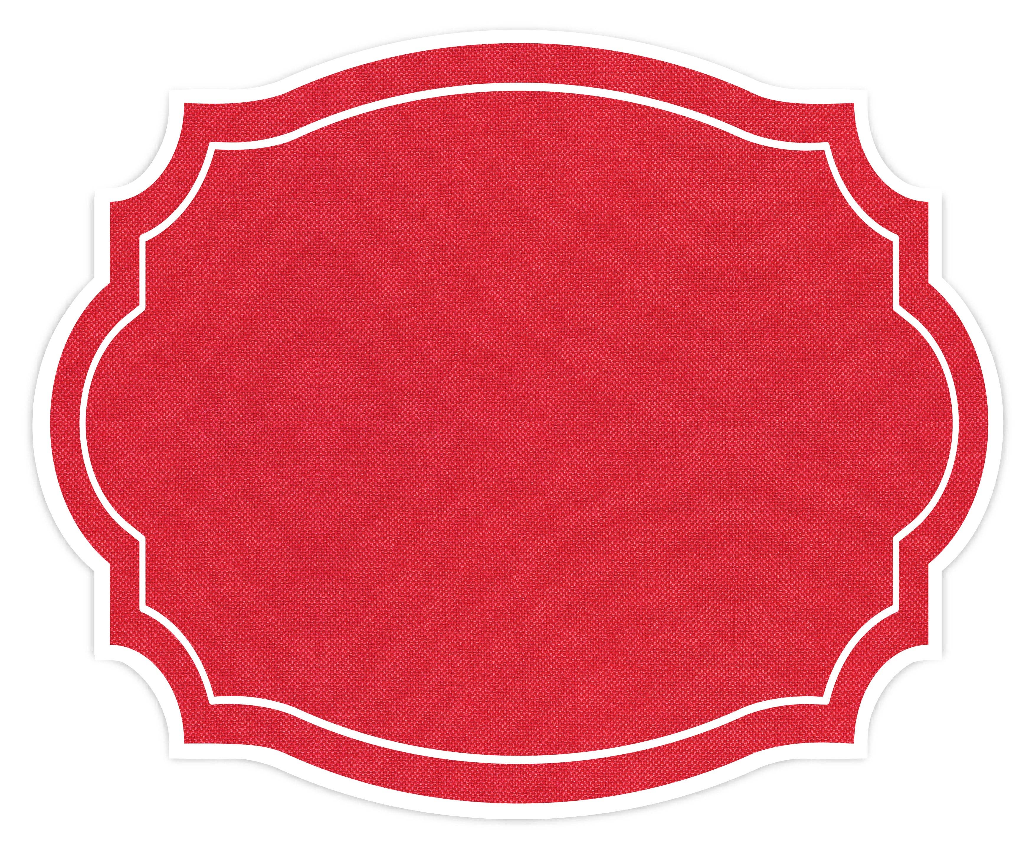 C SQUARED DESIGN - Venta al por mayor Manteles individuales - MANTEL INDIVIDUAL CON ASPECTO DE TEXTURA DE TELA ROJA VINTAGE0