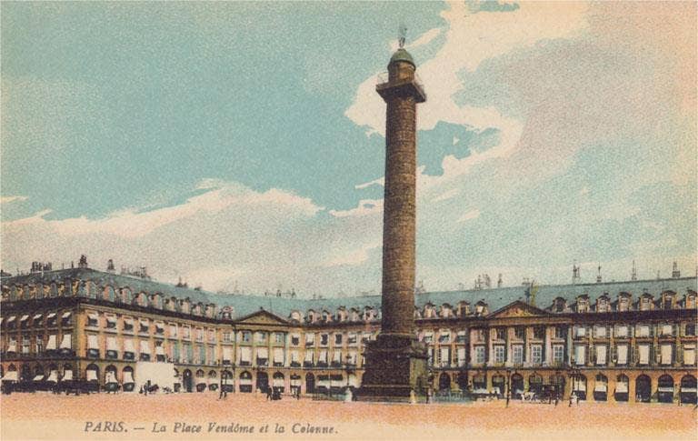 Found Image Press – Engroshandel Kunsttryk – Kunsttryk PS-230 Place Vendôme og søjle