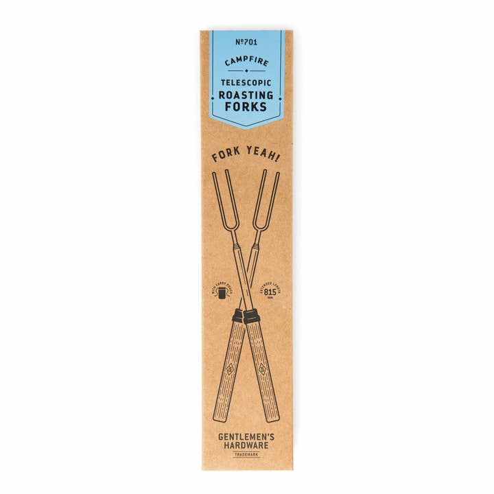 Gentlemen's Hardware Telescoping Roasting Forks for wholesale by Designworks Collective