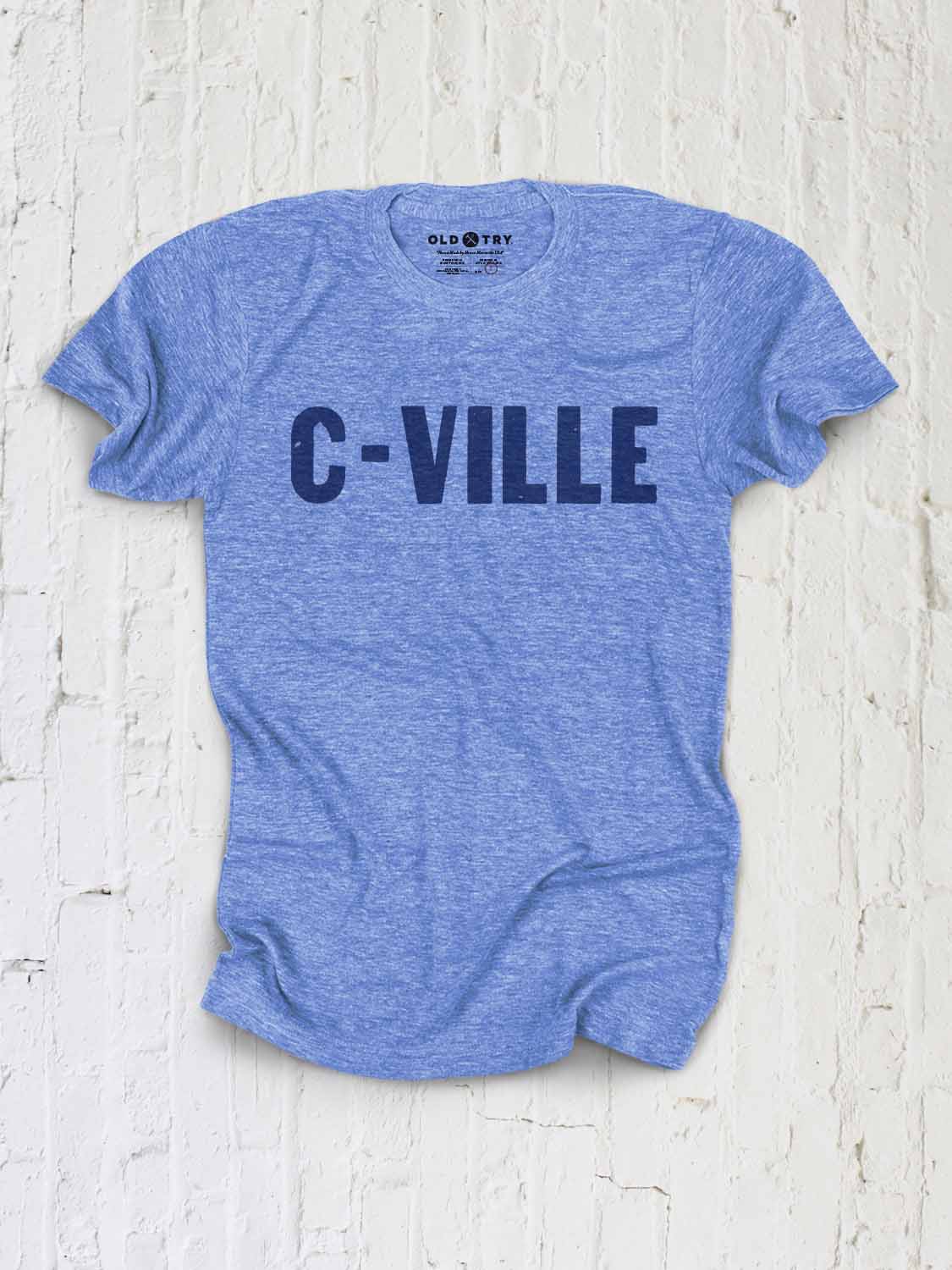 Old Try - Wholesale Screen Printed T-Shirt - Unisex - Charlottesville1