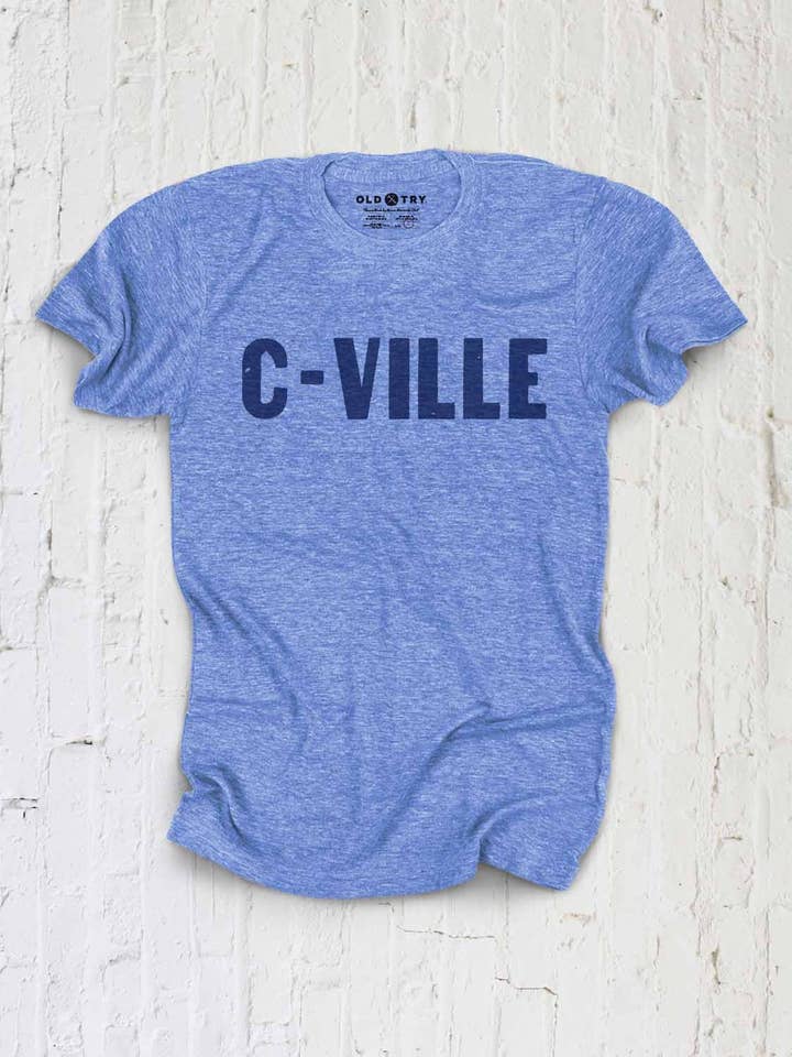 Old Try - Wholesale Screen Printed T-Shirt - Unisex - Charlottesville1