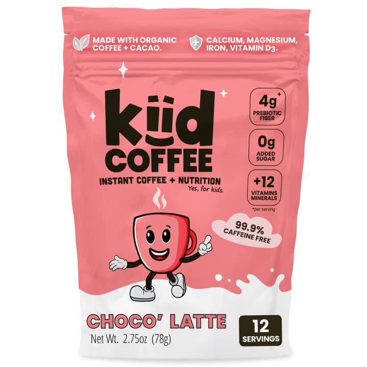 Kiid Coffee - Wholesale Instant Coffee/Espresso - Kiid Coffee Organic Latte + Instant Nutrition Drink For Kids