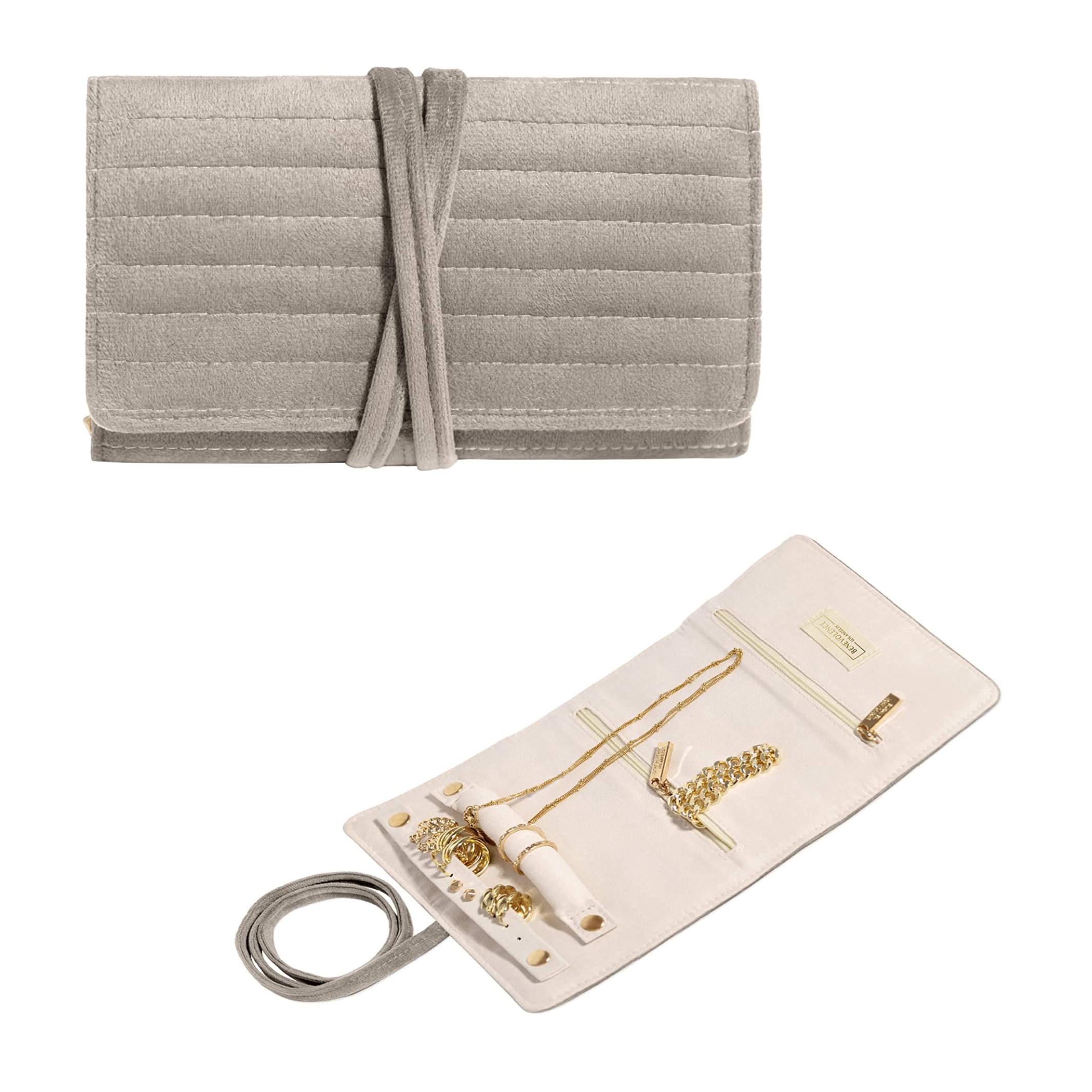 Benevolence LA - Wholesale Jewelry Box/Organizer - Velvet Jewelry Roll Organizer5