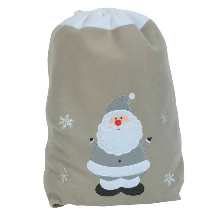 Modern Grey Santa Sack - Santa for wholesale by Snug as a Bug