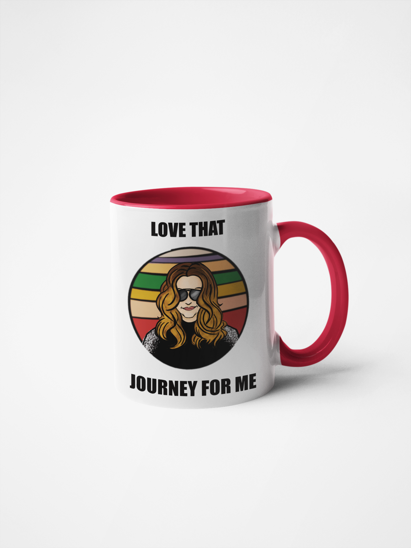 Calm Down Caren - Wholesale Coffee Mug - Love That Journey - Alexis - Schitt's Creek Coffee Mug0
