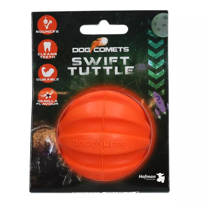 Dog Comets Ball meteorite Orange for wholesale by Hofman Animal Care