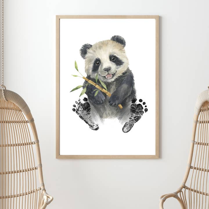 gmlb - Wholesale Hand & Footprint Kit - Kids & Baby - Baby panda footprint kit