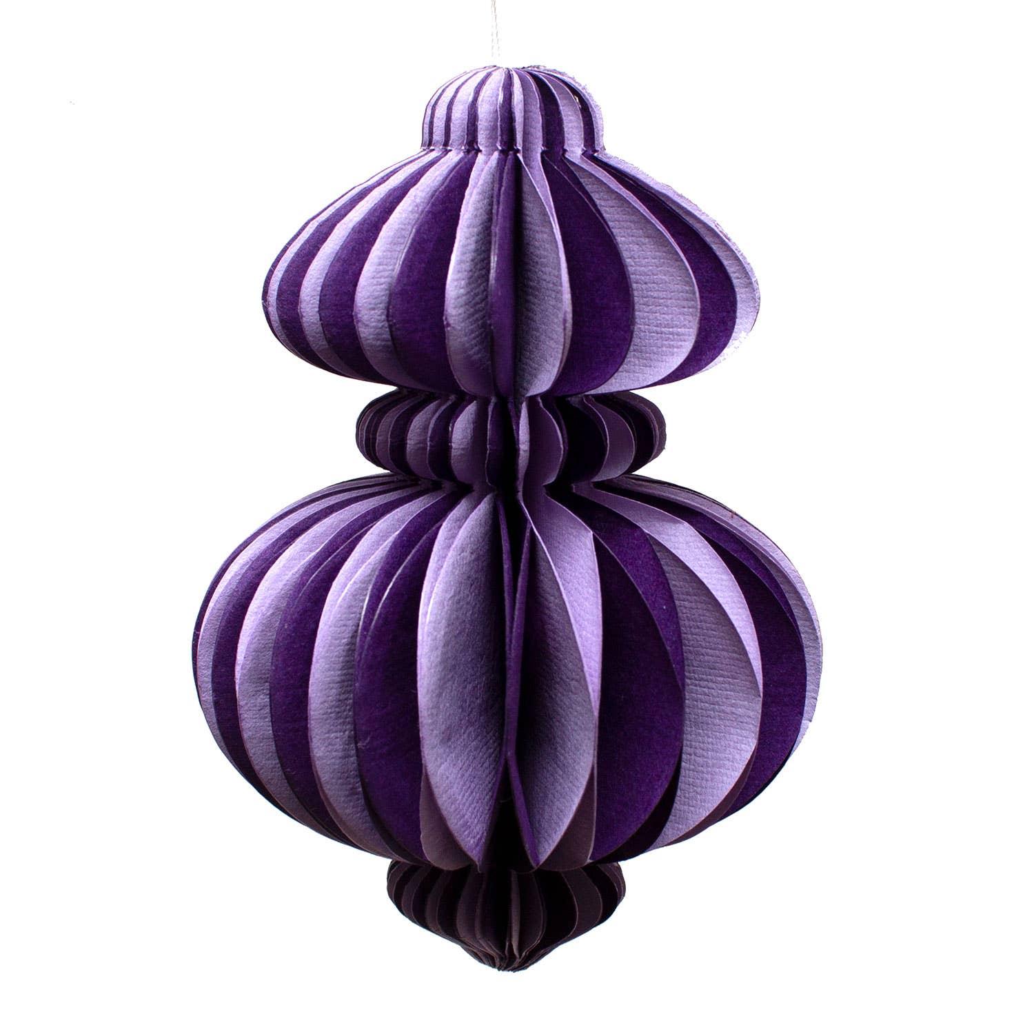 AARVEN - Venta al por mayor Adornos - Adorno plegable de papel reciclado indio en forma de esfera3