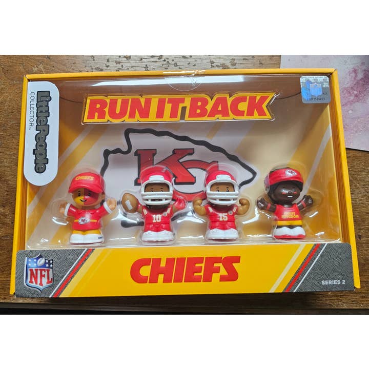 Ensemble Little People Fisher Price des Chiefs de Kansas City de la NFL pour la vente par Majestic Sports