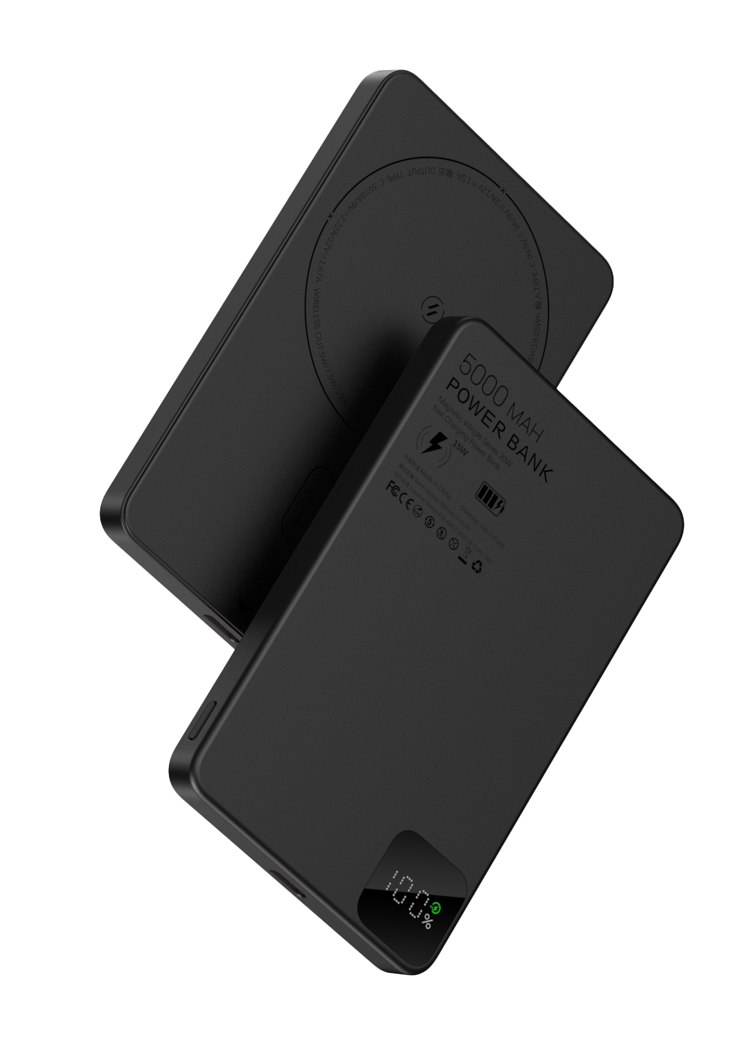 FashionIt - Wholesale Portable Charger - MagPower 3-in-1 Lite Portable 5000 mAh Powerbank - 12 Pack1