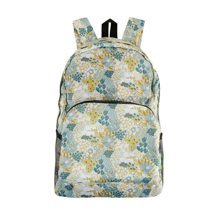 Eco Chic Leichter Faltbarer Rucksack Gemischte Blumen für den Großhandel von Eco Chic