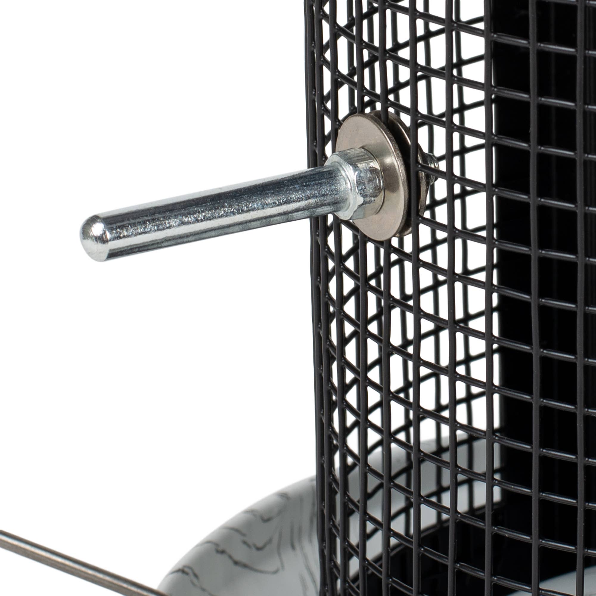 EAST AVENUE – wholesale Fågelmatare – Fågelmatare i vitfärgad trästruktur, 30 cm3