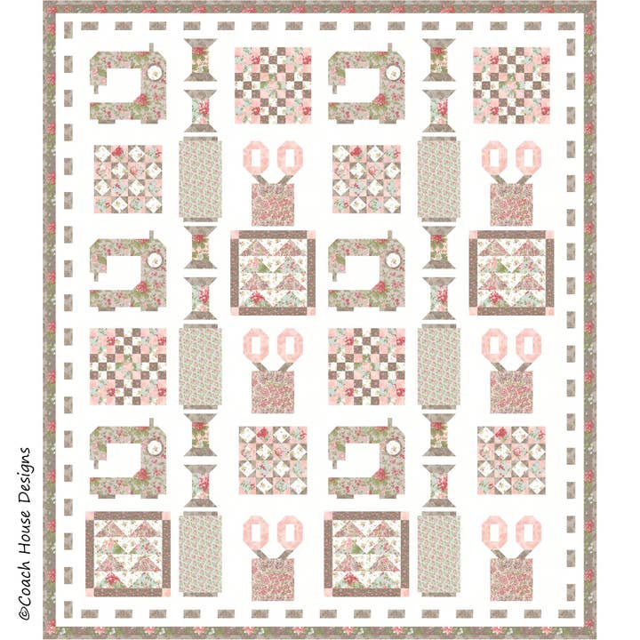 Coach House Designs - Wholesale Quilt - Ready, Set, Quilt! Quilt Pattern2