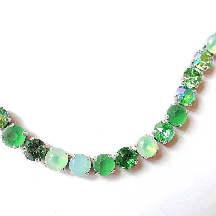 Green Bracelet Vintage Bohemia Glass Stones and other Purchase Wholesale peridot bracelet. Free Returns & Net 60 Terms on Faire trending on Faire.