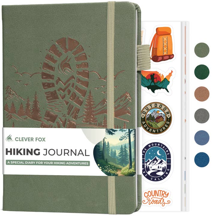 Hiking Journal for wholesale by Clever Fox Planners