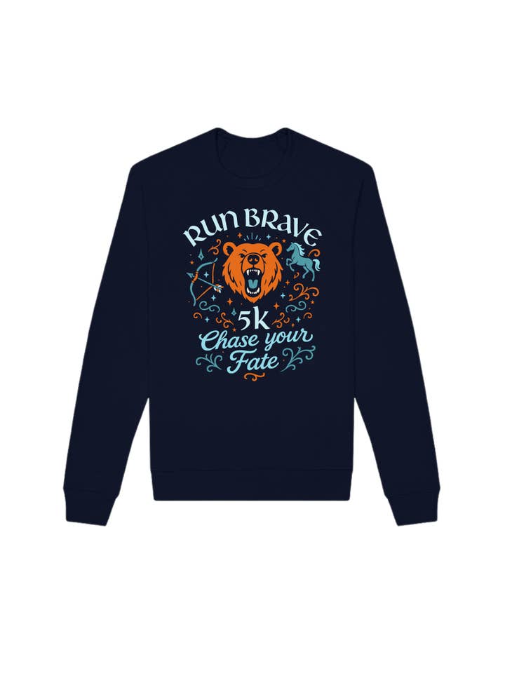 Sarah Marie Running Co - Wholesale Graphic Sweatshirt - Women's - Run Brave Sweatshirt3