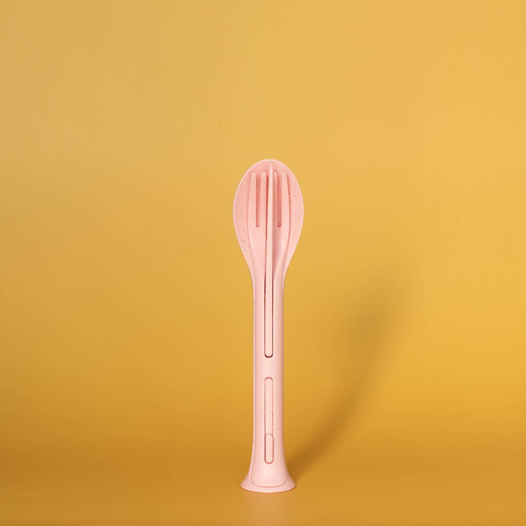 GreenWave - Wholesale Assorted Cutlery Set - Eco-Friendly Wheat Straw Nesting Utensils Cutlery Set1