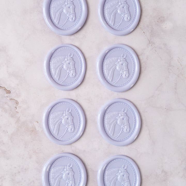 Danielle Demers Studio - Wholesale Sealing Wax - Horse Head Wax Seals, Boxed Set of 8, Available in 9 colors
