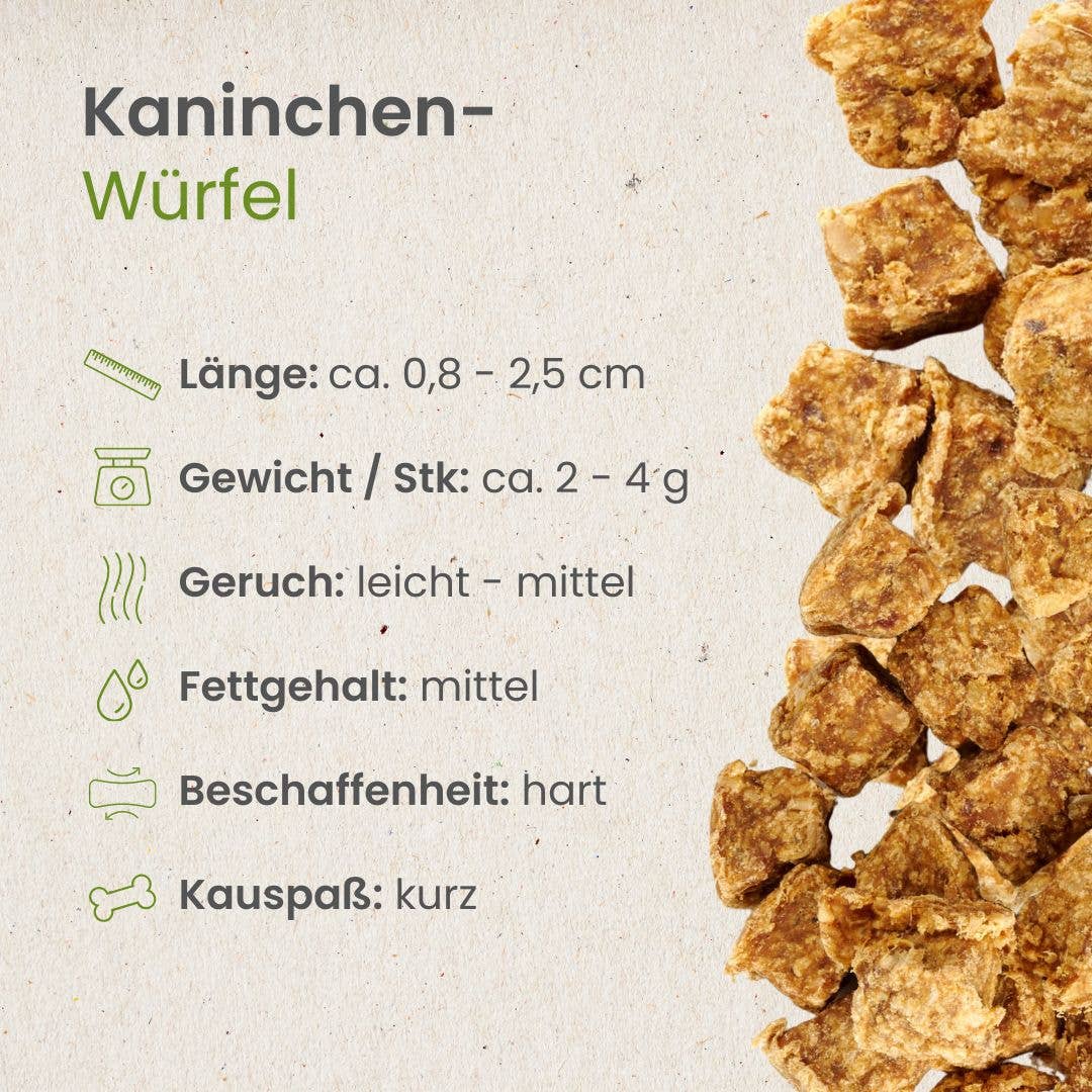 Kauartikel.com GmbH - Wholesale Pet Treats - Dog - rabbit dice3