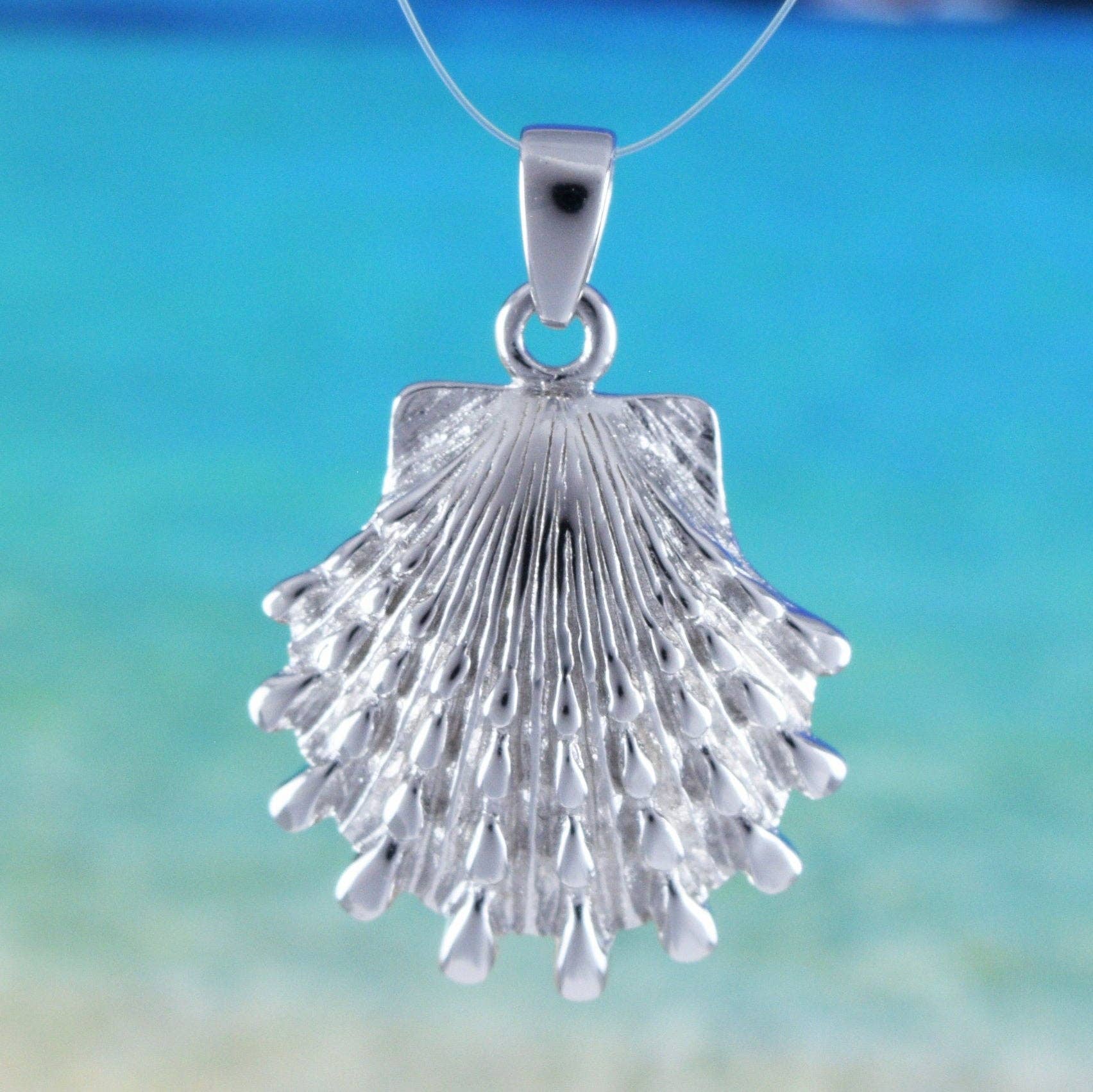 Paradise Treasures Jewelry - Wholesale Individual Charm/Pendant - Hawaiian Seashell Pendant, Sterling Silver Sea Shell Pendant, Hawaiian Jewelry  Christmas Present, Anniversary Gift Birthday Gift3