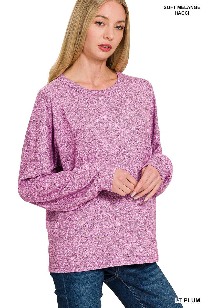 Vanilla Monkey - Vente Ensemble haut et pantalon (PAS d'intérieur) - Femme - Ensemble de tee-shirt à manches longues et pantalon en Hacci mélangé doux11