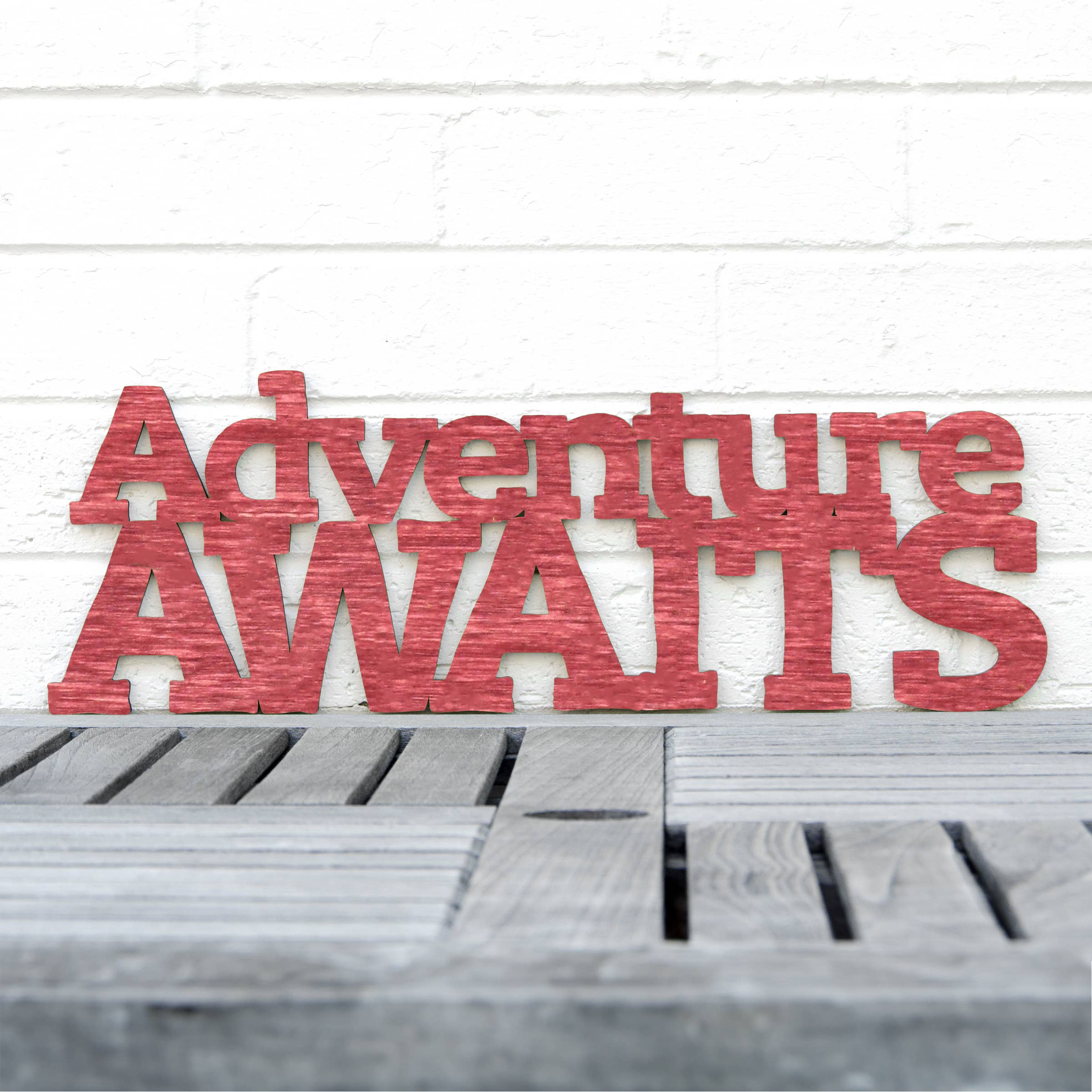 Spunky Fluff - Wholesale Wall Sign - Adventure Awaits Outdoor Lover Wall Art Sign18