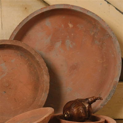 HomArt - Vente Soucoupe - Soucoupe rustique Terra Cotta 10,5 po - Rouge antique2