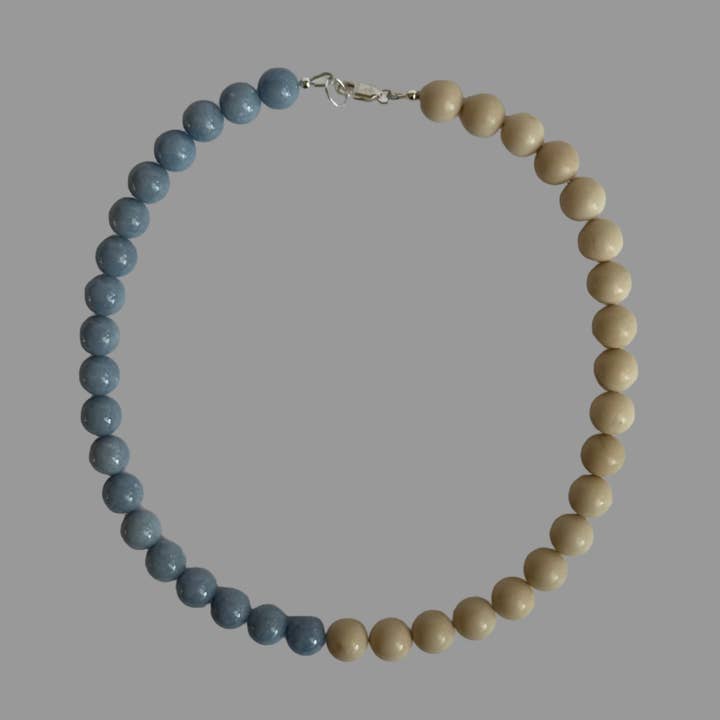 Collar Le Ciel — Angelita × Jaspe Fósil para venta al por mayor de i said oui