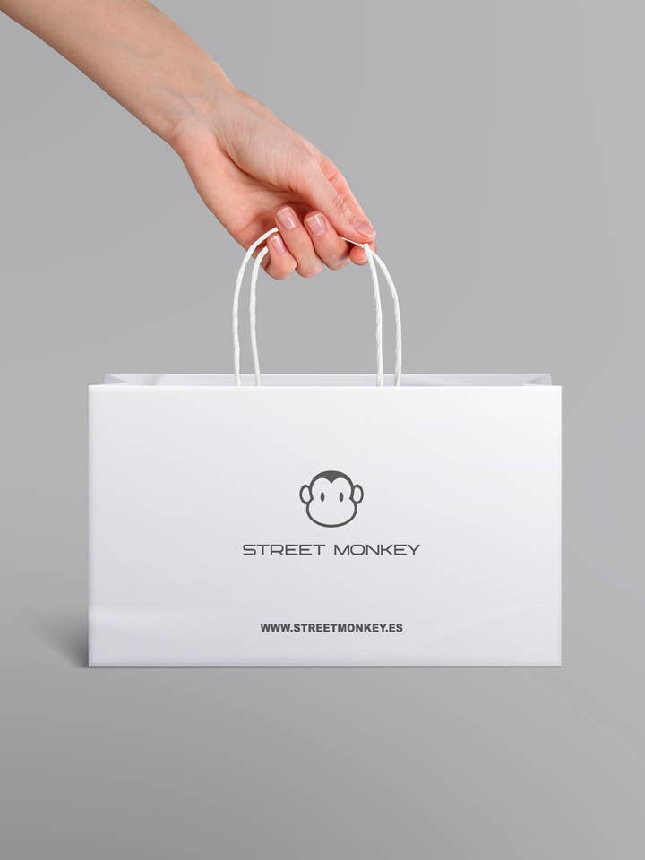 Bolsa de papel PEQUENA por atacado de Street Monkey