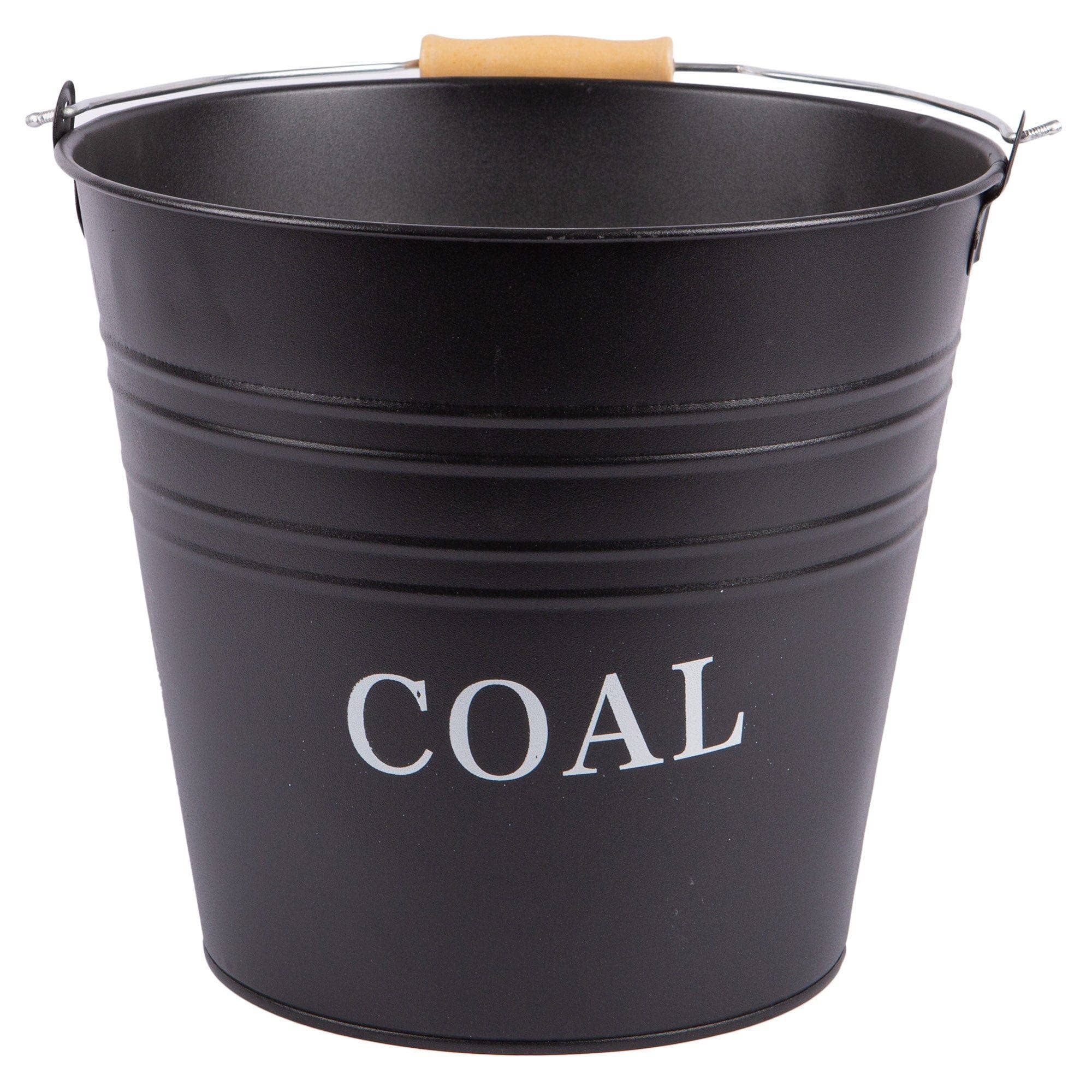 Rinkit Ltd – wholesale Bucket/pail – Black 12L Cast Iron Coal Bucket - By Blackspur0