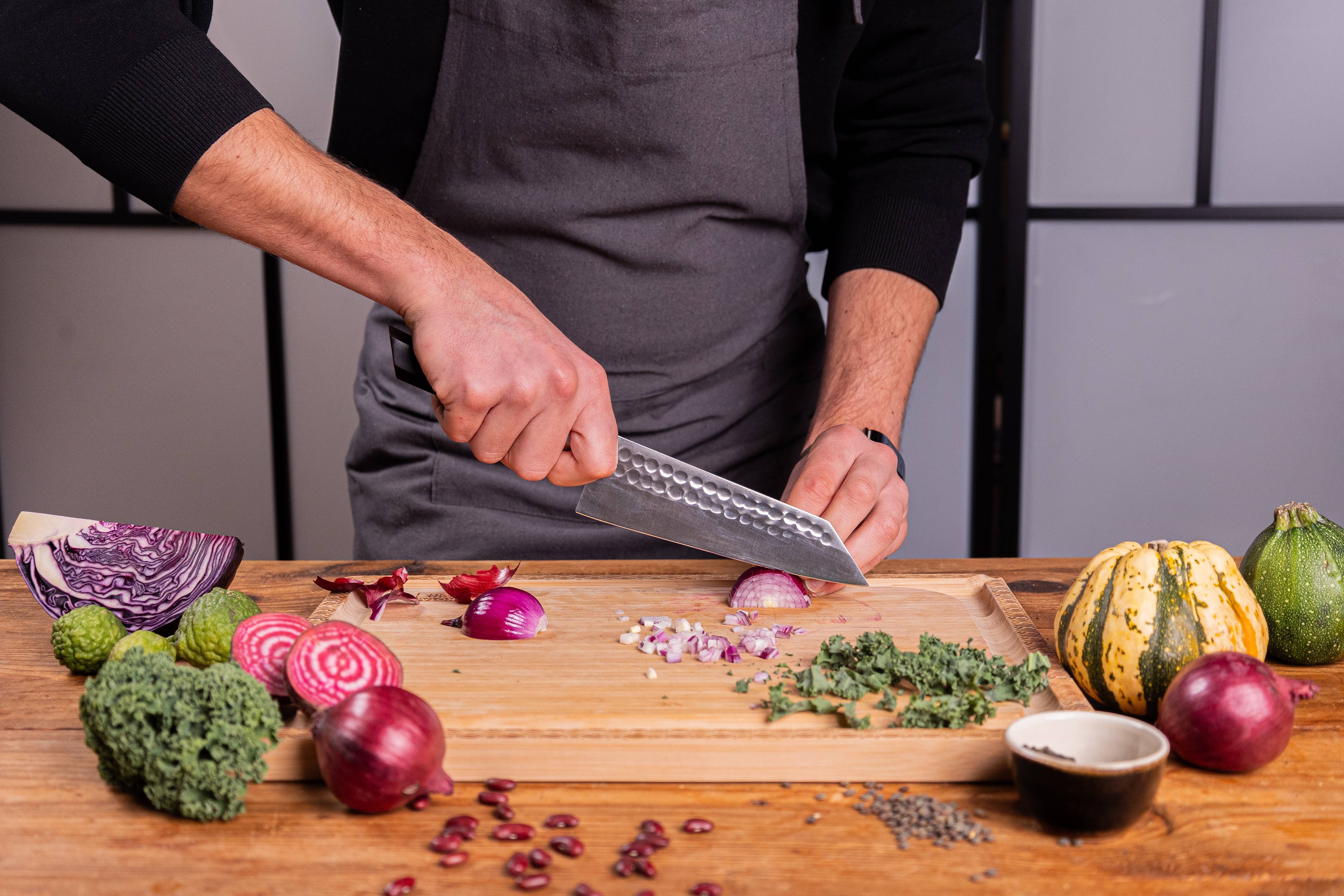 KOTAI - Wholesale Kitchen/Utility Knife - Kitchen Knife - KOTAI Bunka Santoku + Gift box3