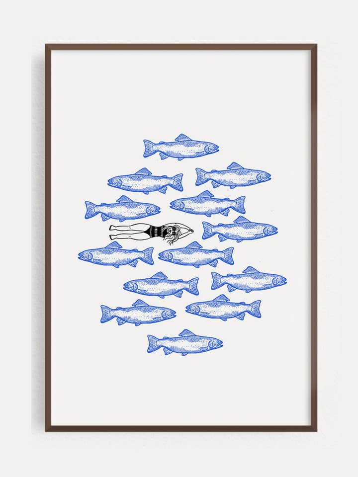 Póster Nada con los Peces para venta al por mayor de Intrigue Ink