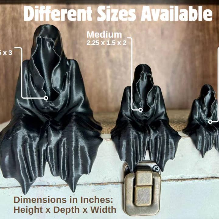 ACOTAR Bookshelf Suriel / Grim Reaper / Ghost for wholesale by The Printed Maniac