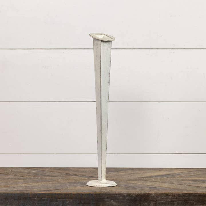 Ragon House - Wholesale Vase - 16.5" WHITE TAPERED VASE1