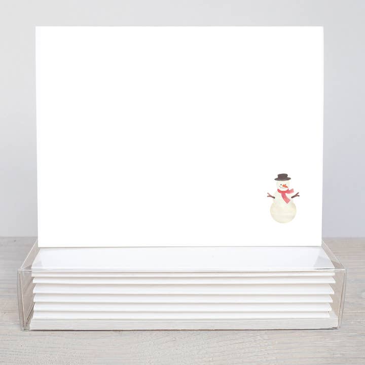 Frosty the Snowman Box Set - Holiday Thank You Note Cards for wholesale by Mac and Mo Studio - Luxury Stationery and Greeting Cards