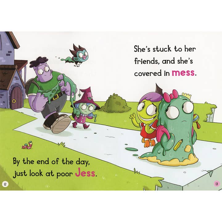 EDC Publishing - Wholesale Early Reader Book (6-8) - School of Monsters: Jess Makes a Mess2