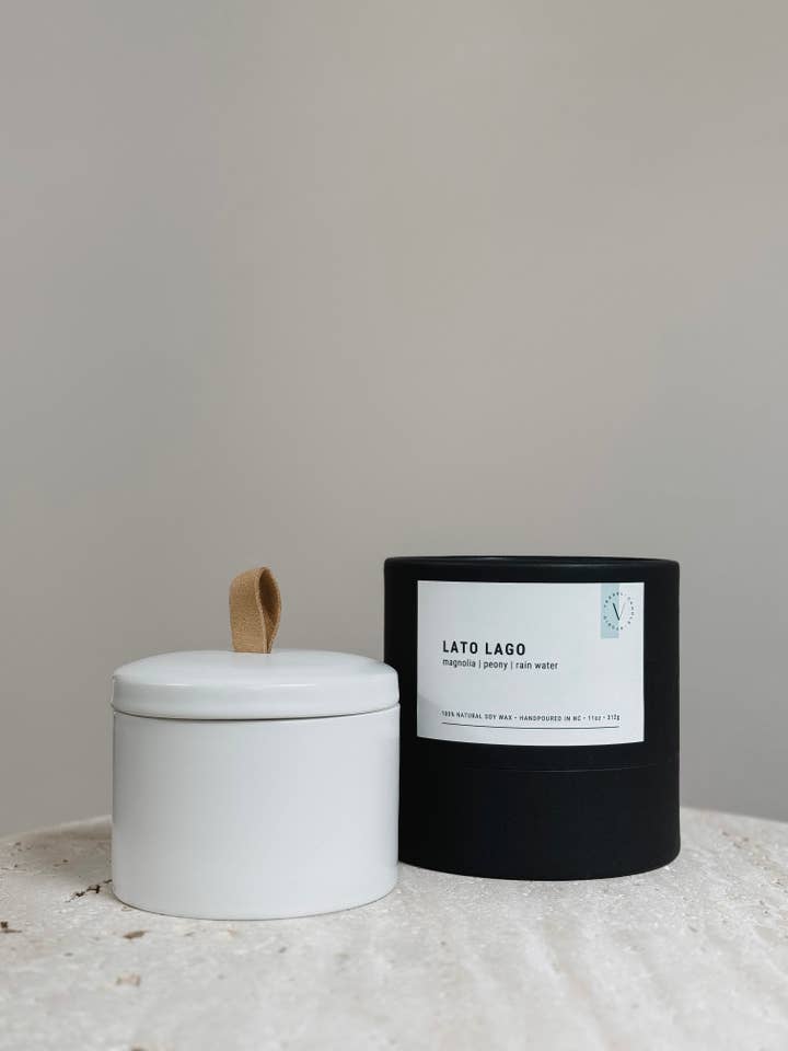 Library 11 oz Candle Jar | Lato Lago for wholesale by Vessel Candle Studio