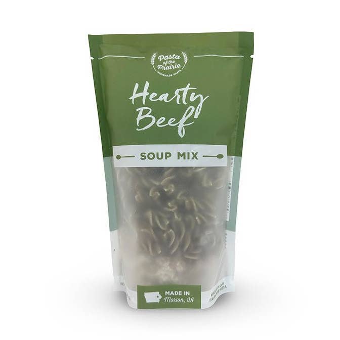 Hearty Beef Soup Mix w/Italian Herb Pasta for wholesale by Pasta of the Prairie