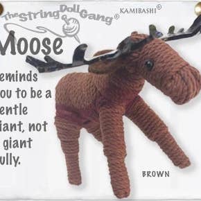 Moose String Doll Keychain for wholesale by Kamibashi