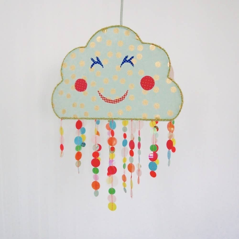 NOÏ Hamburg – wholesale Lampshade – Lampshade Set 3 Goldy Cloud1