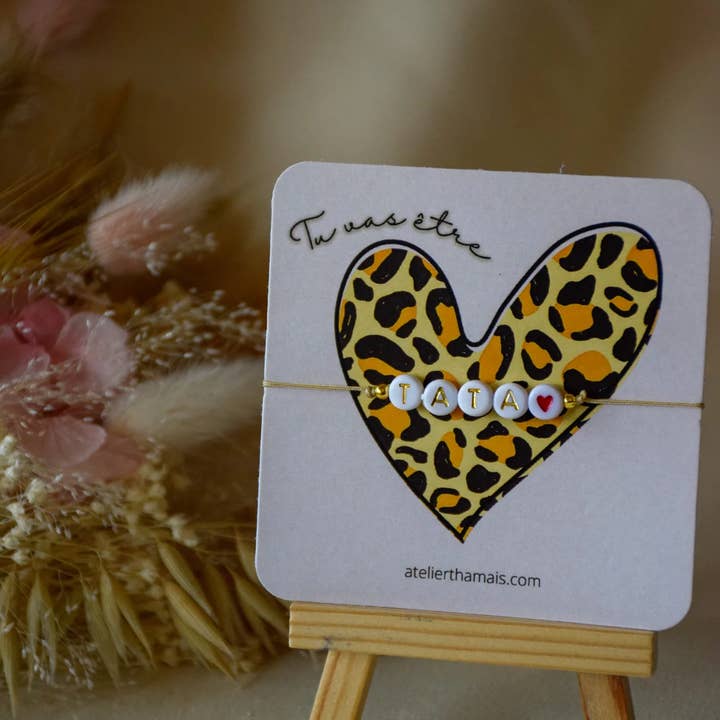 Bracelet You're Going to Be an Aunt - Graou Collection for wholesale by Atelier Thamaïs