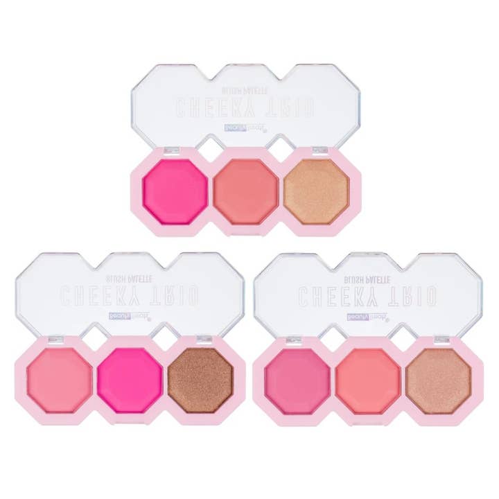 Majestic Wholesale - Wholesale Blush - Beauty Treats Cheeky Trio Blush Palette – Blendable Powder 2