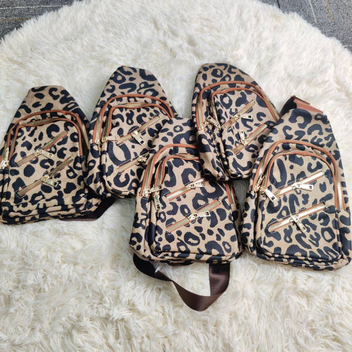 Leopard Print Chest Bag and other Purchase Wholesale concealed purses. Free Returns & Net 60 Terms on Faire trending on Faire.