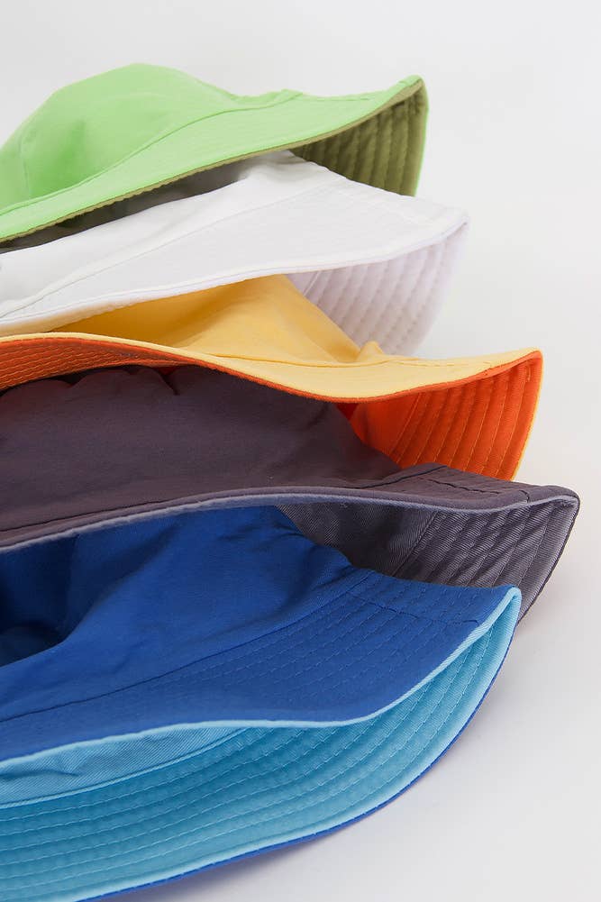 Hana - Wholesale Bucket Hat - Women's - Solid Reversible Bucket Hat9